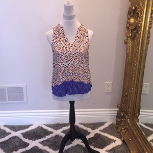 Anthropologie- Women’s polka dot blouse